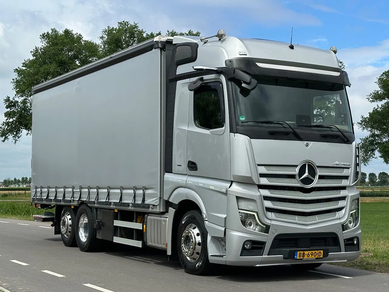 Mercedes-Benz Actros ACTROS 2545LL EURO6. 2021. Schuifzeil Bakwagen met Laadklep. - Camion centinato: foto 2 Mercedes-Benz Actros ACTROS 2545LL EURO6. 2021. Schuifzeil Bakwagen met Laadklep. - Camion centinato: foto 2