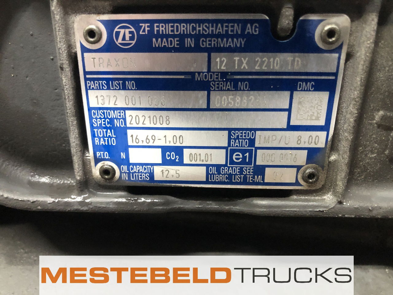 DAF Versnellingsbak 12 TX 2210 TD - Cambio e ricambi per Camion: foto 5 DAF Versnellingsbak 12 TX 2210 TD - Cambio e ricambi per Camion: foto 5