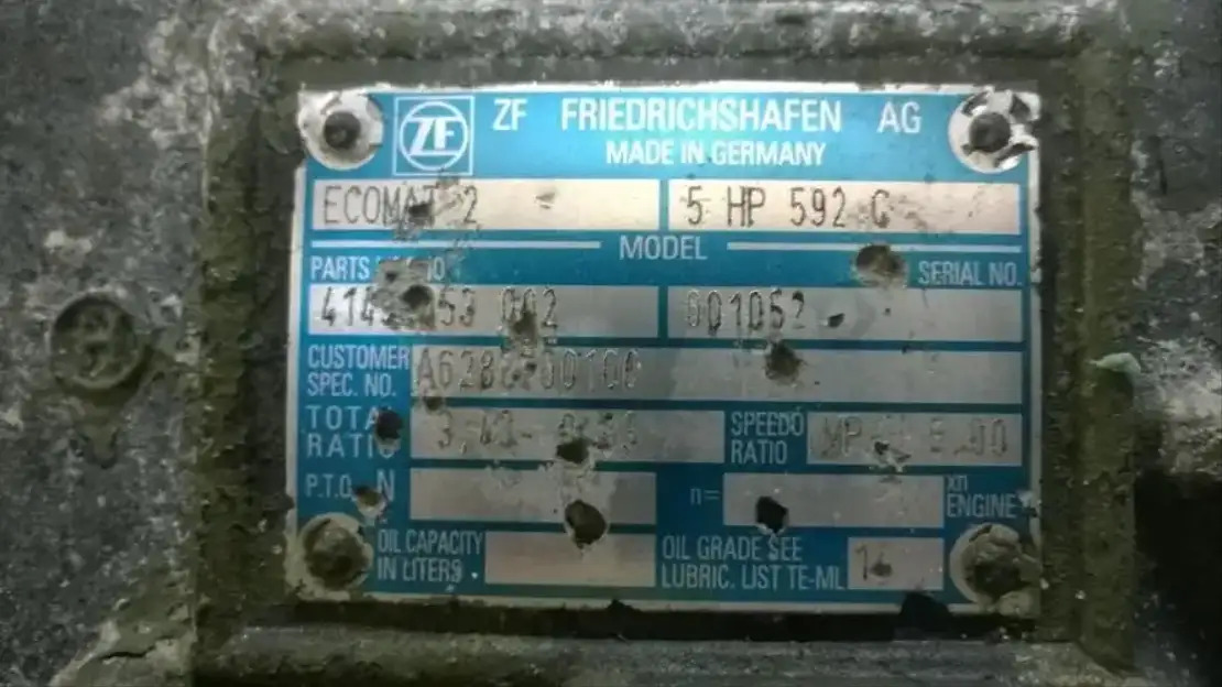 Mercedes-Benz Versnellingsbak 5HP592C Ecomat2 Econic - Cambio e ricambi per Camion: foto 4 Mercedes-Benz Versnellingsbak 5HP592C Ecomat2 Econic - Cambio e ricambi per Camion: foto 4