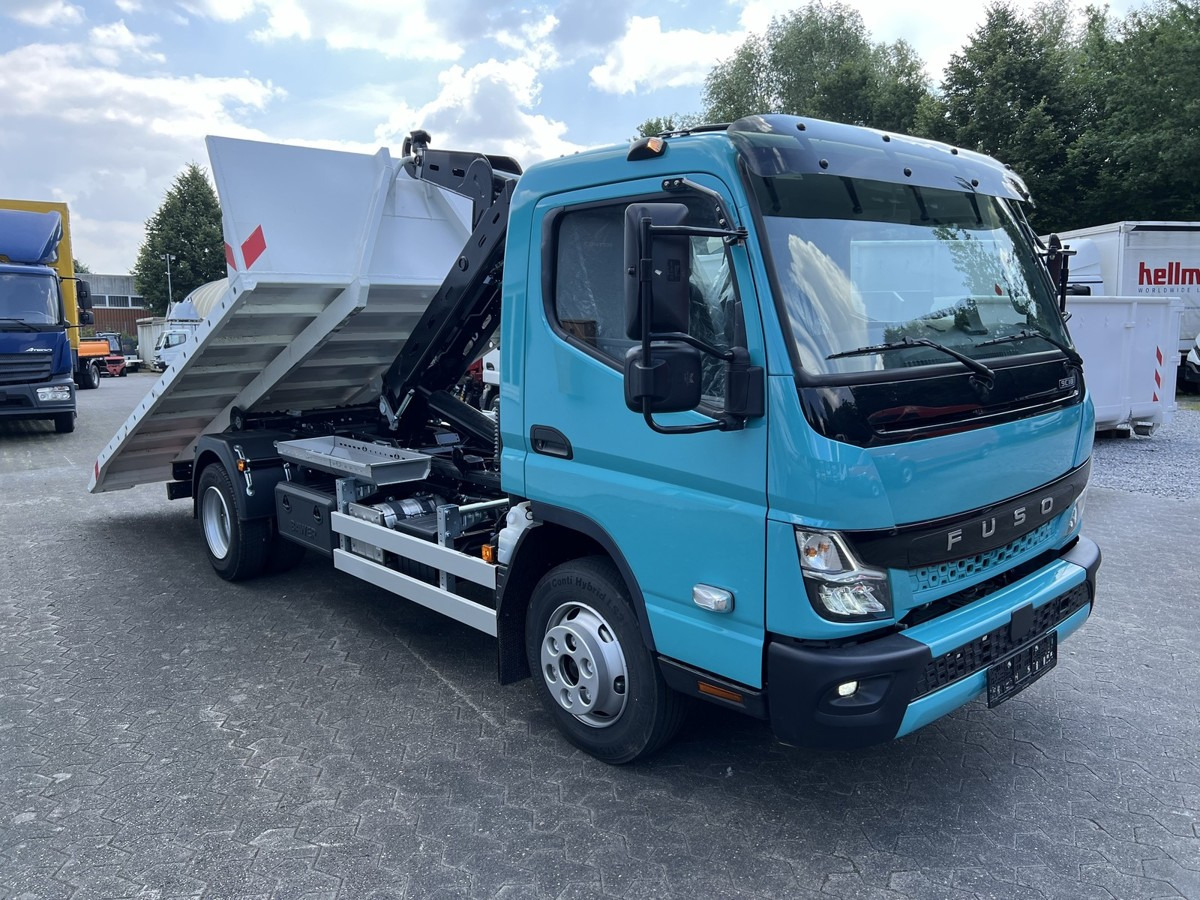 FUSO Canter FUSO 9C18 City Abrollkipper Krokbil Color - Autocarro scarrabile, Camion con gru: foto 3 FUSO Canter FUSO 9C18 City Abrollkipper Krokbil Color - Autocarro scarrabile, Camion con gru: foto 3