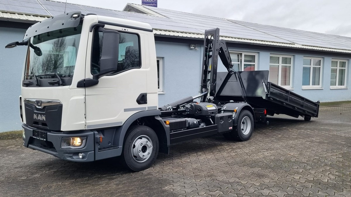 MAN TGL 12.220 BL NEU City Abrollkipper 8t TipMatic - Autocarro scarrabile: foto 3 MAN TGL 12.220 BL NEU City Abrollkipper 8t TipMatic - Autocarro scarrabile: foto 3