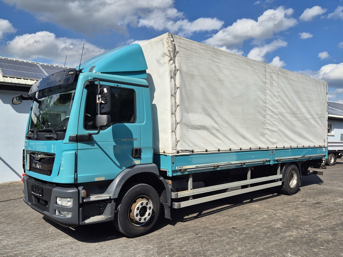 MAN TGM 15.290 BL Pritsche Plane LBW - Camion centinato: foto 1 MAN TGM 15.290 BL Pritsche Plane LBW - Camion centinato: foto 1