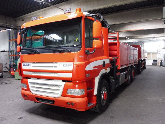 DAF CF 85.460 6x2, Kran Palfinger PK 18002 EH, Funk - Autocarro con pianale/ Cassone fisso, Camion con gru: foto 2 DAF CF 85.460 6x2, Kran Palfinger PK 18002 EH, Funk - Autocarro con pianale/ Cassone fisso, Camion con gru: foto 2