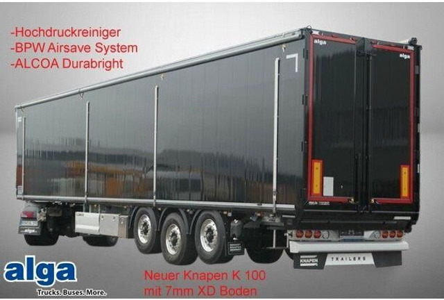 Knapen Trailers K 100, 7mm XD Boden, ALCOA Durabright, 2x Lift - Semirimorchio furgonato: foto 1 Knapen Trailers K 100, 7mm XD Boden, ALCOA Durabright, 2x Lift - Semirimorchio furgonato: foto 1