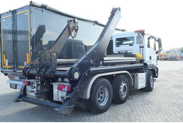 MAN 26.460 TGS 6x2, Hiab FTR18, Funk, Vorlauflenk,AC - Camion con sistema di cavi: foto 4 MAN 26.460 TGS 6x2, Hiab FTR18, Funk, Vorlauflenk,AC - Camion con sistema di cavi: foto 4