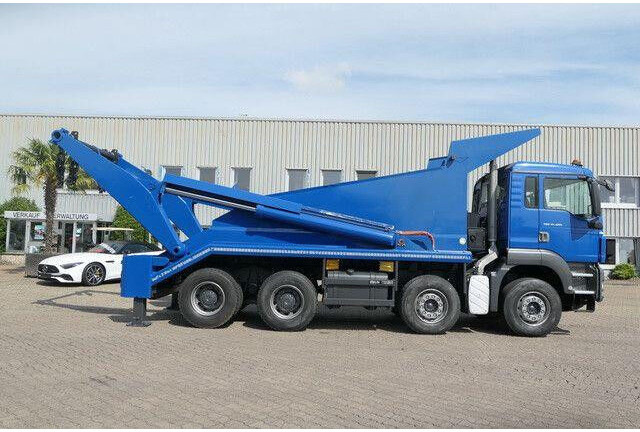 MAN 41.480 TGS 8x4, gr. Federpaket, 37tkm, 4-Achser - Camion con sistema di cavi: foto 2 MAN 41.480 TGS 8x4, gr. Federpaket, 37tkm, 4-Achser - Camion con sistema di cavi: foto 2
