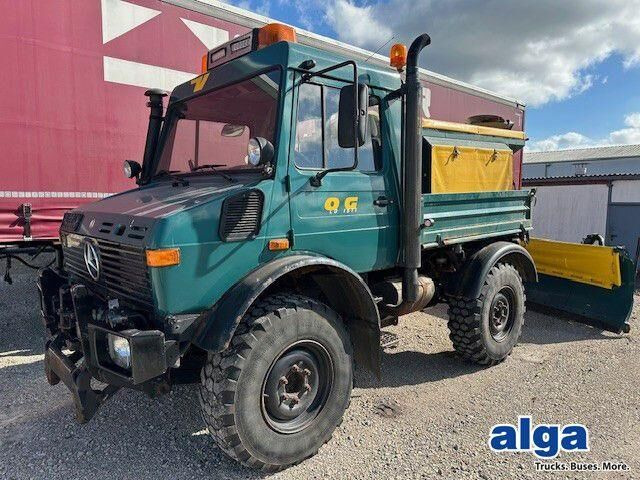Unimog U 1400 4x4,Winterdienst,Schneeschild,Salzstreuer - Macchina da cantiere: foto 1 Unimog U 1400 4x4,Winterdienst,Schneeschild,Salzstreuer - Macchina da cantiere: foto 1