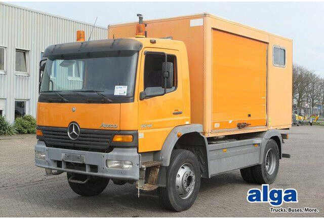 Mercedes-Benz 1518 A Atego 4X4, Klima, AHK, Allrad, Rolltor - Autocarro furgonato: foto 1 Mercedes-Benz 1518 A Atego 4X4, Klima, AHK, Allrad, Rolltor - Autocarro furgonato: foto 1