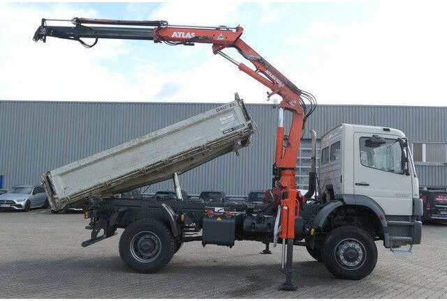 Mercedes-Benz 1828 Atego 4x4, Atlas AK 105.1, Funk, Hydr., AHK - Autocarro ribaltabile: foto 2 Mercedes-Benz 1828 Atego 4x4, Atlas AK 105.1, Funk, Hydr., AHK - Autocarro ribaltabile: foto 2