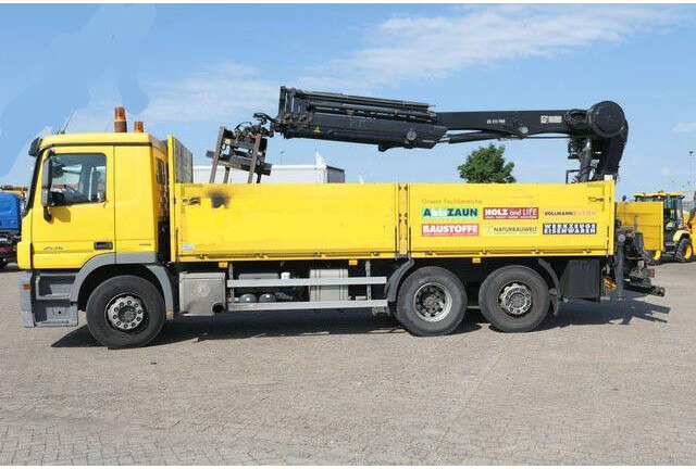 Mercedes-Benz 2536 Actros/MP3/HIAB 211DL/AHK/Klima - Autocarro con pianale/ Cassone fisso: foto 4 Mercedes-Benz 2536 Actros/MP3/HIAB 211DL/AHK/Klima - Autocarro con pianale/ Cassone fisso: foto 4