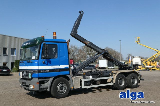 Mercedes-Benz 3343 Actros 6x4, Multilift LHS26056, Klima, AHK - Autocarro scarrabile: foto 1 Mercedes-Benz 3343 Actros 6x4, Multilift LHS26056, Klima, AHK - Autocarro scarrabile: foto 1