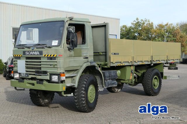Scania P92HK 4x4, Allrad, Einzelbereifung, Klima, 40tkm - Autocarro con pianale/ Cassone fisso: foto 1 Scania P92HK 4x4, Allrad, Einzelbereifung, Klima, 40tkm - Autocarro con pianale/ Cassone fisso: foto 1