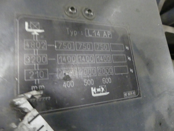 2 Transpalettes accompagnant porté debout Linde L14 - Transpallet: foto 4 2 Transpalettes accompagnant porté debout Linde L14 - Transpallet: foto 4