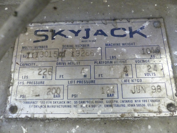 Nacelle ciseaux électrique Skyjack III 3015 - Piattaforma a pantografo: foto 3 Nacelle ciseaux électrique Skyjack III 3015 - Piattaforma a pantografo: foto 3