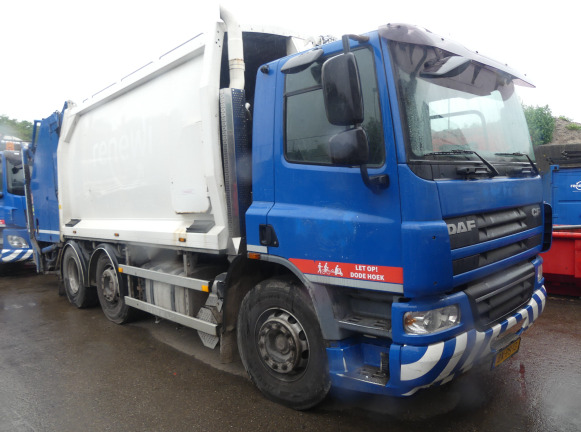 REF:BX-PS-13 - Camion poubelle DAF FAG CF 75 (2010-390.475 km) - Camion immondizia: foto 2 REF:BX-PS-13 - Camion poubelle DAF FAG CF 75 (2010-390.475 km) - Camion immondizia: foto 2