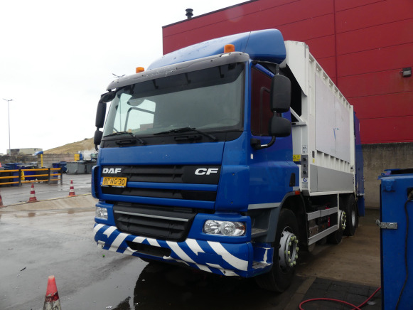 REF:BZ-NG-30 - Camion poubelle DAF FAG CF 75 (2011-465.671 km) - Camion immondizia: foto 1 REF:BZ-NG-30 - Camion poubelle DAF FAG CF 75 (2011-465.671 km) - Camion immondizia: foto 1