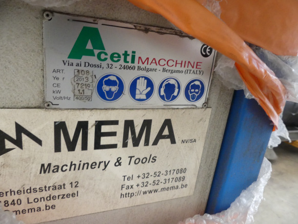 Touret à meuler double tête Aceti Machinne 108 - Macchina lavorazione metalli: foto 2 Touret à meuler double tête Aceti Machinne 108 - Macchina lavorazione metalli: foto 2