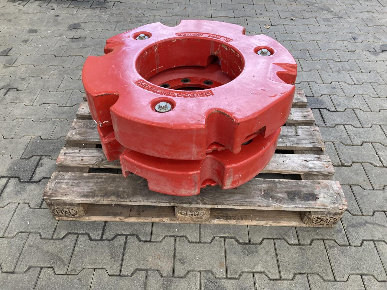 Contrappeso Fendt 2x 300 kg: foto 1