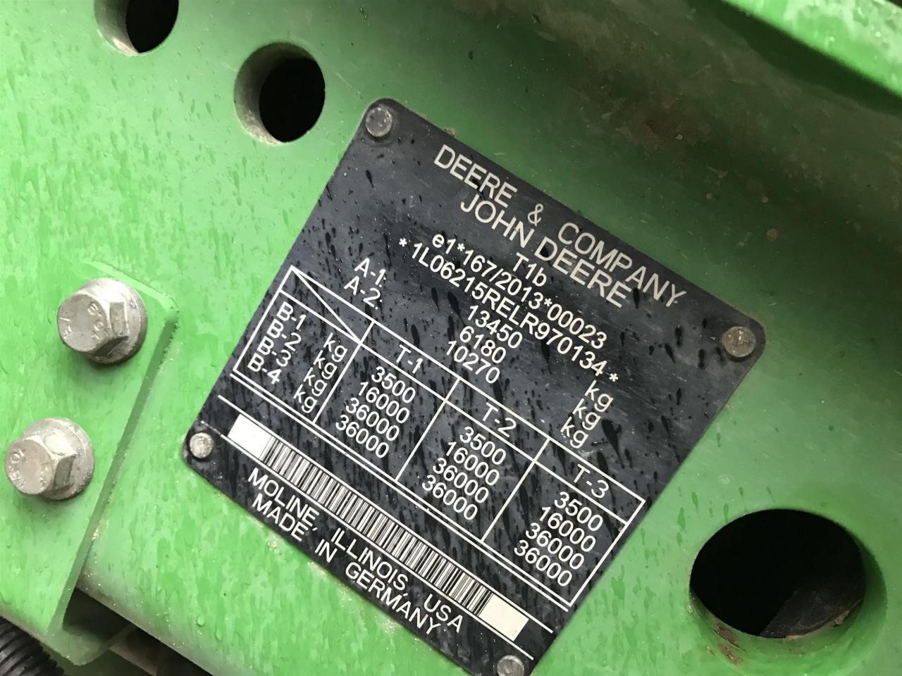 Trattore John Deere 6215R: foto 11