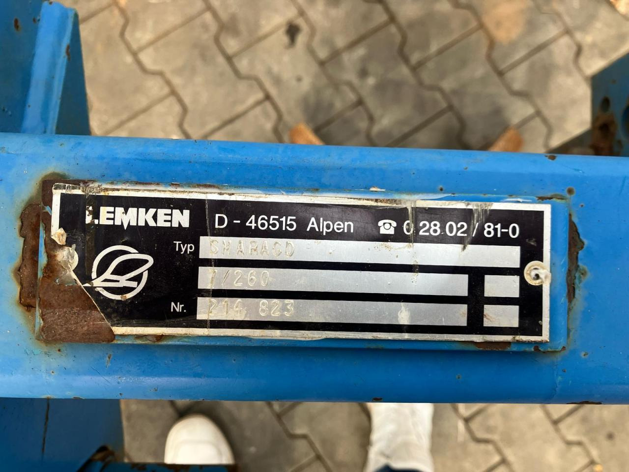 Lemken Smaragd 7-260 - Coltivatore: foto 5 Lemken Smaragd 7-260 - Coltivatore: foto 5