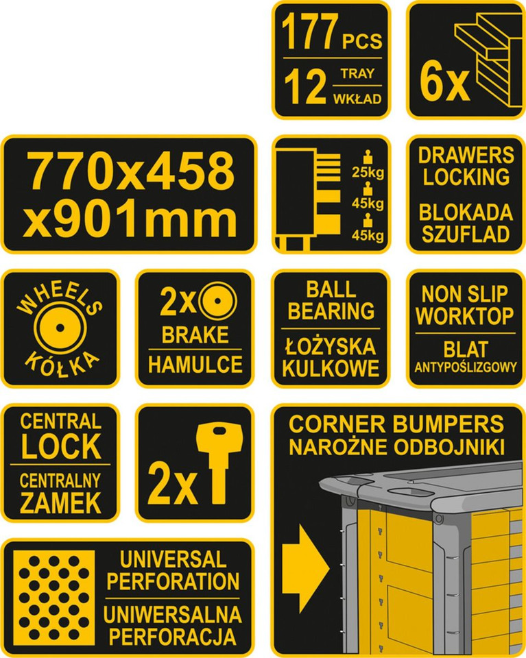 Werkzeugwagen - Attrezzature per officina: foto 5 Werkzeugwagen - Attrezzature per officina: foto 5