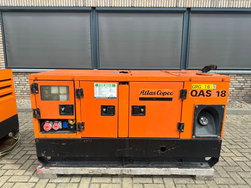 Atlas-Copco QAS 18 Yanmar Mecc Alte Spa 18 kVA Silent generatorset - Gruppo elettrogeno: foto 1 Atlas-Copco QAS 18 Yanmar Mecc Alte Spa 18 kVA Silent generatorset - Gruppo elettrogeno: foto 1