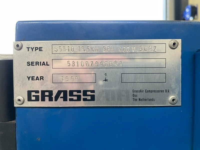 Grassair S58.10 Elektrische Schroefcompressor 18.5 kW 2500 L / min 10 Bar - Compressore d'aria: foto 4 Grassair S58.10 Elektrische Schroefcompressor 18.5 kW 2500 L / min 10 Bar - Compressore d'aria: foto 4