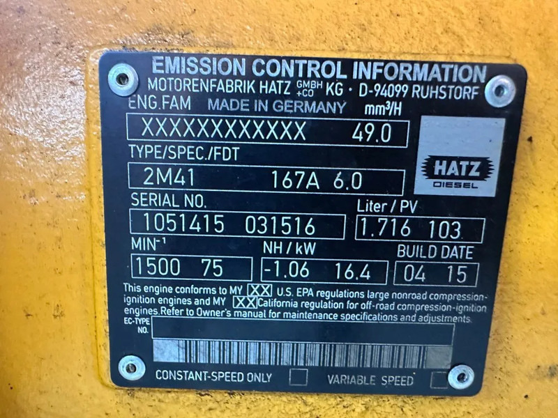 Hatz 2M41 15 kVA generatorset - Gruppo elettrogeno: foto 3 Hatz 2M41 15 kVA generatorset - Gruppo elettrogeno: foto 3