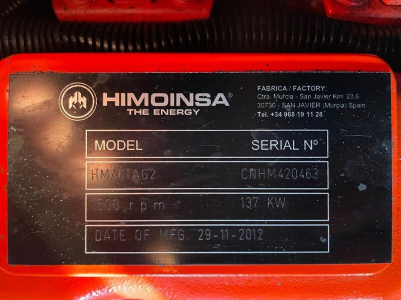 Himoinsa HMA6TAG2 Mecc Alte Spa 150 kVA Silent generatorset - Gruppo elettrogeno: foto 4 Himoinsa HMA6TAG2 Mecc Alte Spa 150 kVA Silent generatorset - Gruppo elettrogeno: foto 4