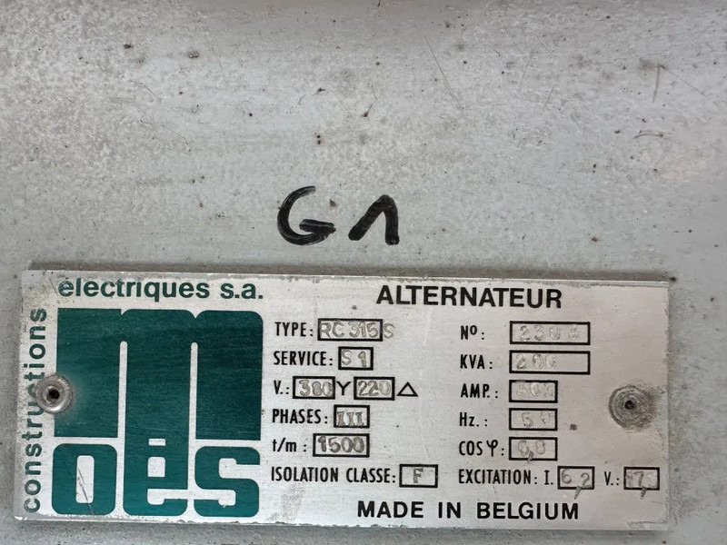 Gruppo elettrogeno Iveco Fiat Aifo 821 SI 200 kVA noodstroom generatorset 339 hours !: foto 14