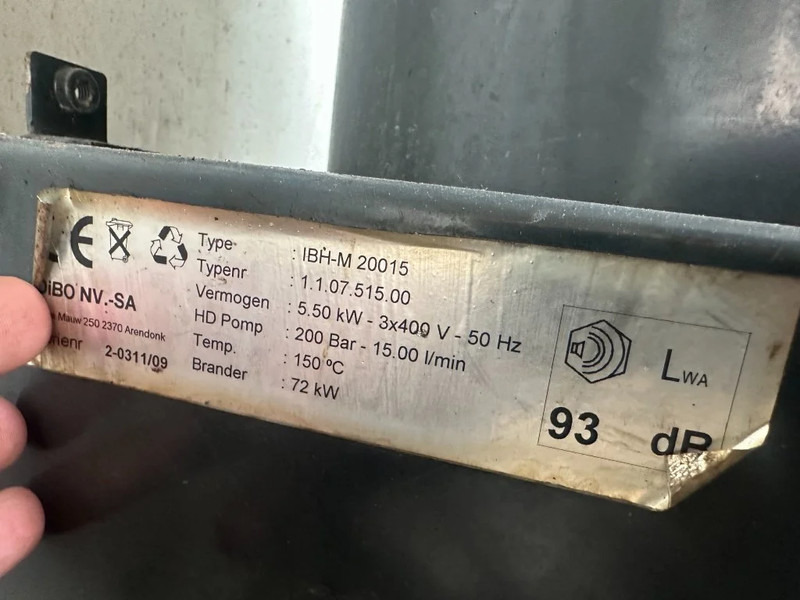 Perkins DIBO IBH-M 20015 Hogedruk unit 200 Bar 1500 L / min Mobiele Aanhanger 12.5 kVA aggregaat - Idropulitrice: foto 5 Perkins DIBO IBH-M 20015 Hogedruk unit 200 Bar 1500 L / min Mobiele Aanhanger 12.5 kVA aggregaat - Idropulitrice: foto 5