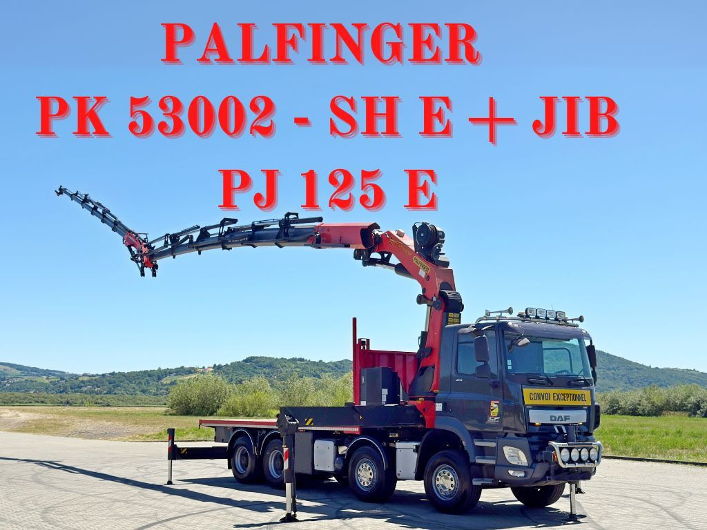 DAF CF 410 * PK 53002 - SH E/JIB PJ 125 E + FUNK*8x4 - Camion con gru: foto 1 DAF CF 410 * PK 53002 - SH E/JIB PJ 125 E + FUNK*8x4 - Camion con gru: foto 1