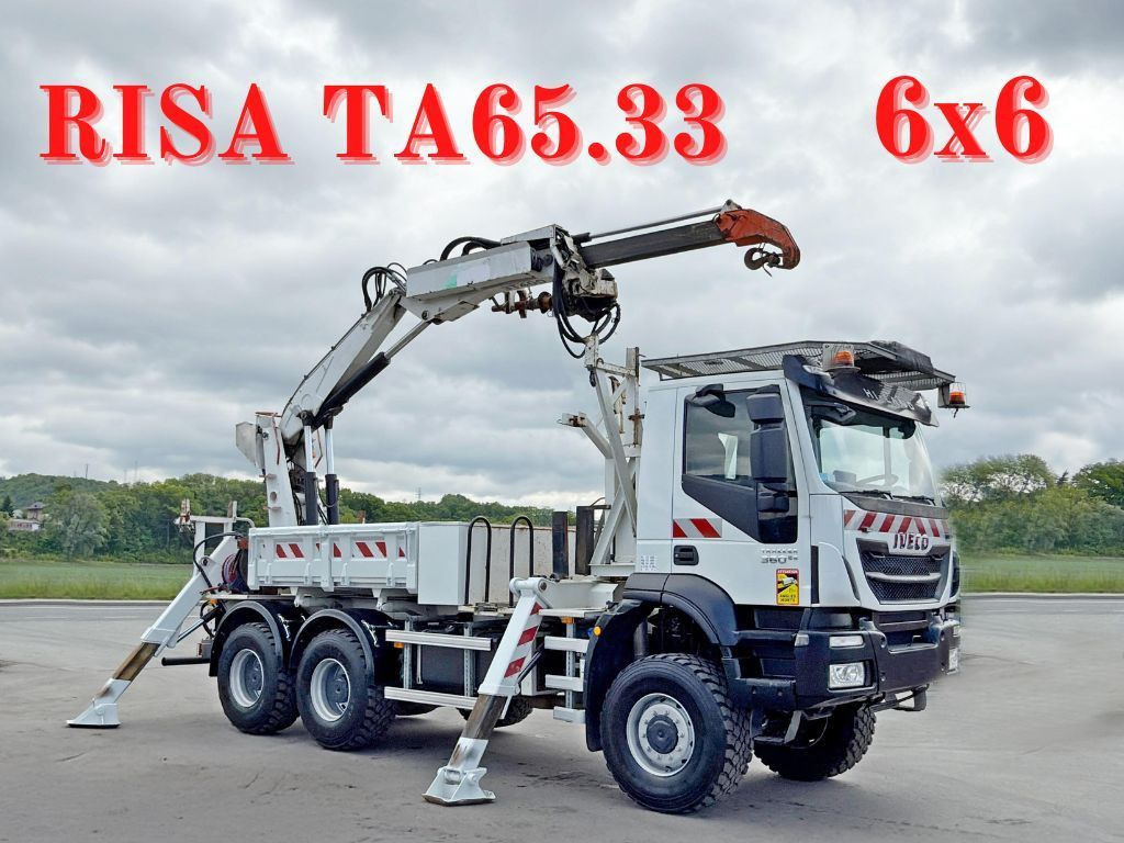 Iveco TRAKKER 360 * RUSA TA 65.33 + FUNK * 6x6 - Camion con gru: foto 1 Iveco TRAKKER 360 * RUSA TA 65.33 + FUNK * 6x6 - Camion con gru: foto 1