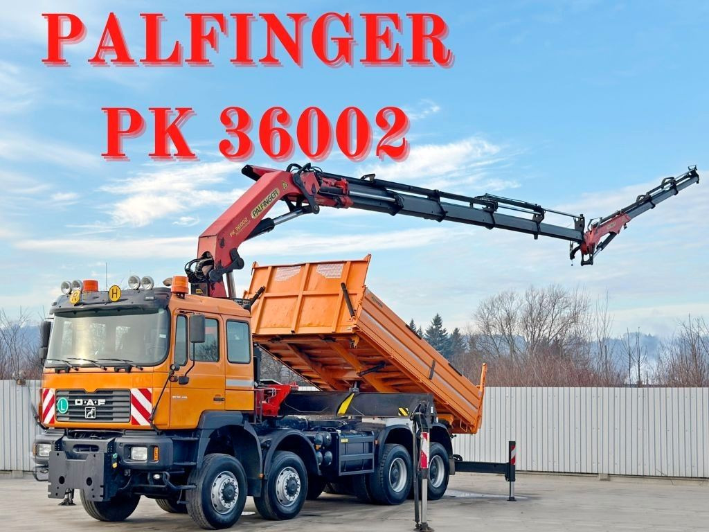 MAN 35.414 * PALFINGER PK 36002 +FUNK / 8x6 - Camion con gru: foto 1 MAN 35.414 * PALFINGER PK 36002 +FUNK / 8x6 - Camion con gru: foto 1