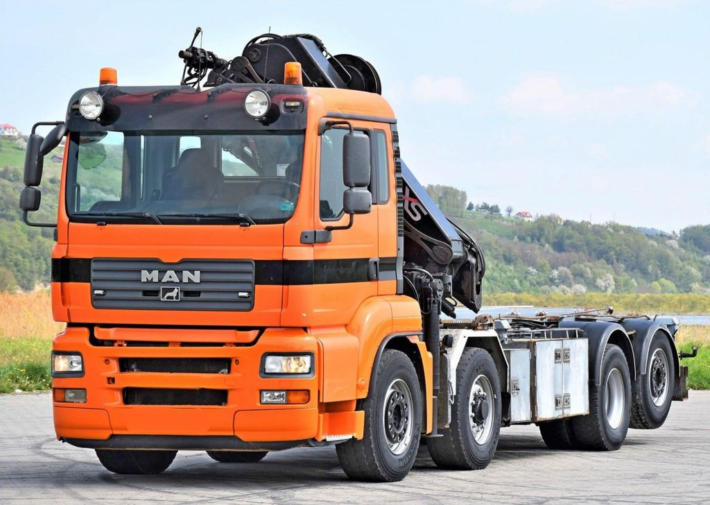 MAN TGA 35.480 Abrollkipper*KRAN /FUNK - Camion con gru, Camion con sistema di cavi: foto 3 MAN TGA 35.480 Abrollkipper*KRAN /FUNK - Camion con gru, Camion con sistema di cavi: foto 3