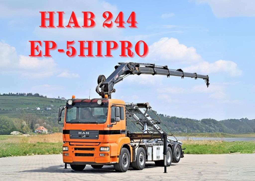 MAN TGA 35.480 Abrollkipper*KRAN /FUNK - Camion con gru, Camion con sistema di cavi: foto 1 MAN TGA 35.480 Abrollkipper*KRAN /FUNK - Camion con gru, Camion con sistema di cavi: foto 1