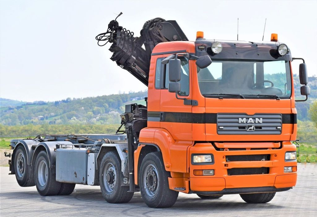 MAN TGA 35.480 Abrollkipper*KRAN /FUNK - Camion con gru, Camion con sistema di cavi: foto 4 MAN TGA 35.480 Abrollkipper*KRAN /FUNK - Camion con gru, Camion con sistema di cavi: foto 4