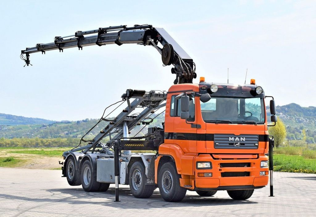 MAN TGA 35.480 Abrollkipper*KRAN /FUNK - Camion con gru, Camion con sistema di cavi: foto 2 MAN TGA 35.480 Abrollkipper*KRAN /FUNK - Camion con gru, Camion con sistema di cavi: foto 2