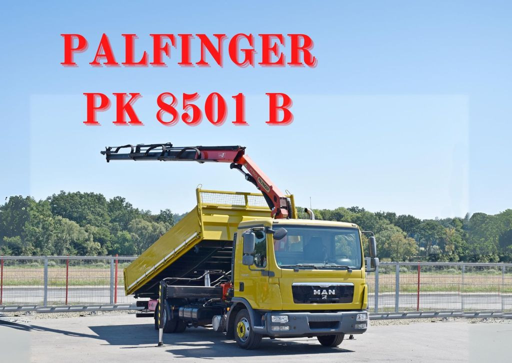 MAN TGL 12.220 Kipper 5,05 m + PK 8501 B *TOPZUSTAND MAN TGL 12.220 Kipper 5,05 m + PK 8501 B *TOPZUSTAND - Autocarro ribaltabile, Camion con gru: foto 1 MAN TGL 12.220 Kipper 5,05 m + PK 8501 B *TOPZUSTAND MAN TGL 12.220 Kipper 5,05 m + PK 8501 B *TOPZUSTAND - Autocarro ribaltabile, Camion con gru: foto 1