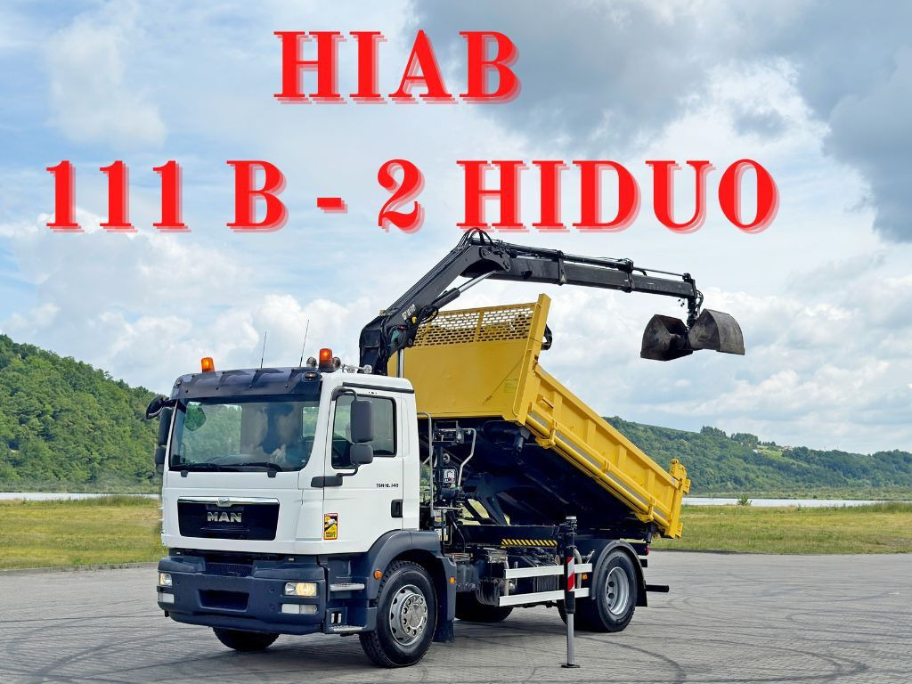 MAN TGM 18.340* KIPPER 4,05m*HIAB 111 B-2 HIDUO/FUNK - Autocarro ribaltabile, Camion con gru: foto 1 MAN TGM 18.340* KIPPER 4,05m*HIAB 111 B-2 HIDUO/FUNK - Autocarro ribaltabile, Camion con gru: foto 1