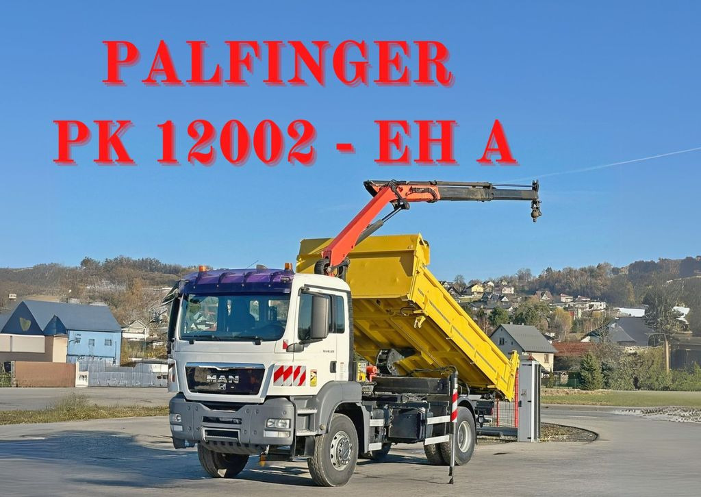 MAN TGS 18.320 * PK 12002 - EH A + FUNK * TOPZUSTAND - Camion con gru, Autocarro ribaltabile: foto 1 MAN TGS 18.320 * PK 12002 - EH A + FUNK * TOPZUSTAND - Camion con gru, Autocarro ribaltabile: foto 1