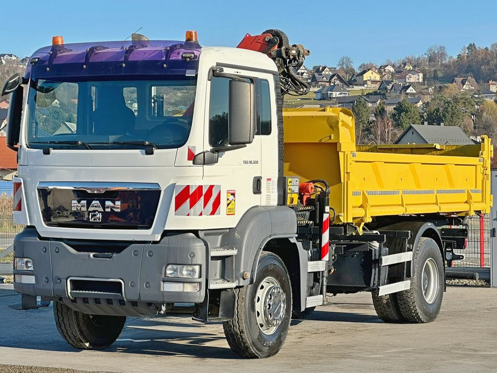 MAN TGS 18.320 * PK 12002 - EH A + FUNK * TOPZUSTAND - Autocarro ribaltabile, Camion con gru: foto 5 MAN TGS 18.320 * PK 12002 - EH A + FUNK * TOPZUSTAND - Autocarro ribaltabile, Camion con gru: foto 5