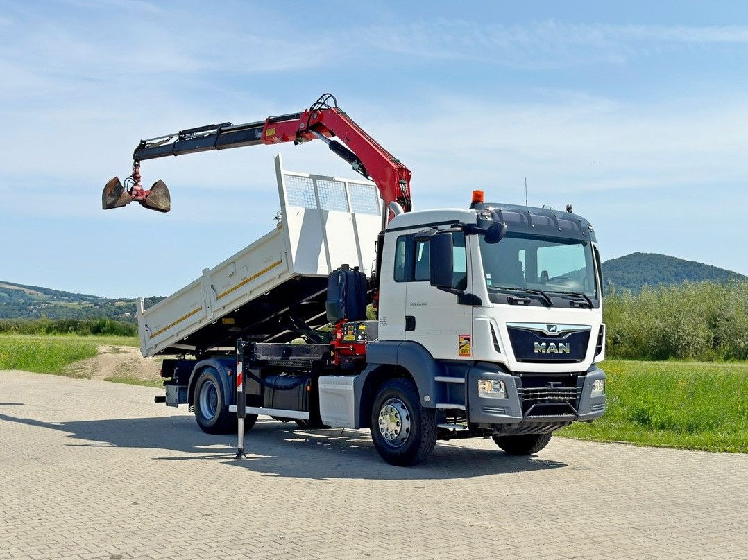 MAN TGS 18.360 * FASSI F135A.0.23 + FUNK * TOP - Autocarro ribaltabile, Camion con gru: foto 2 MAN TGS 18.360 * FASSI F135A.0.23 + FUNK * TOP - Autocarro ribaltabile, Camion con gru: foto 2