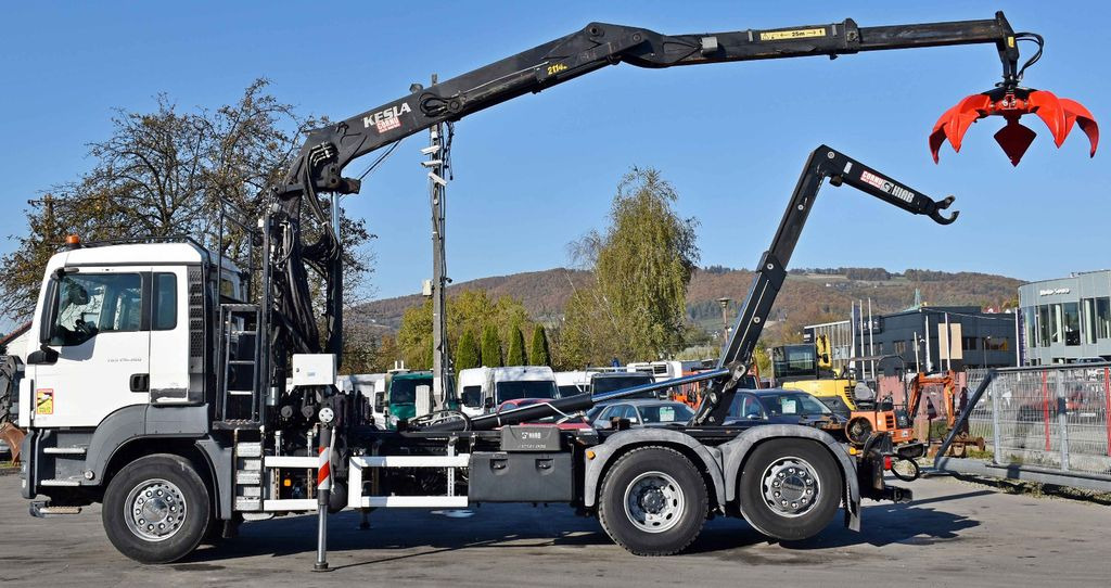 MAN TGS 26.360 Abrollkipper* KESLA 2114 Z * TOP MAN TGS 26.360 Abrollkipper* KESLA 2114 Z * TOP - Autocarro scarrabile, Camion con gru: foto 5 MAN TGS 26.360 Abrollkipper* KESLA 2114 Z * TOP MAN TGS 26.360 Abrollkipper* KESLA 2114 Z * TOP - Autocarro scarrabile, Camion con gru: foto 5