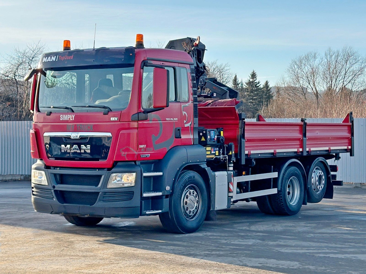 MAN TGS 26.360 Kipper 5,15m*HMF 1420 K2 + FUNK/6x2 - Camion con gru: foto 4 MAN TGS 26.360 Kipper 5,15m*HMF 1420 K2 + FUNK/6x2 - Camion con gru: foto 4