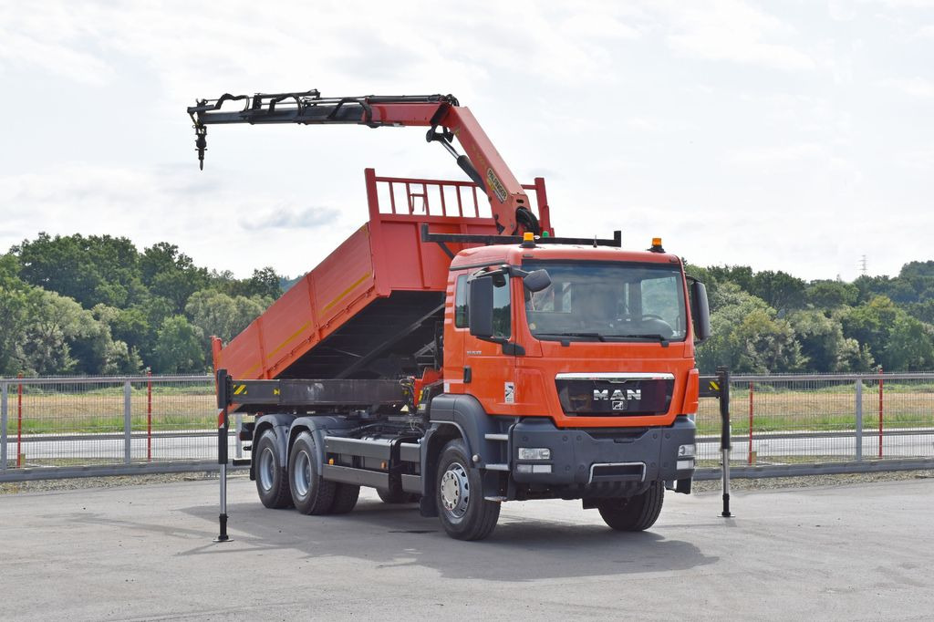 MAN TGS 26.360 Kipper 6,10m* PK 16001 - KB/FUNK* 6x4 - Camion con gru, Autocarro ribaltabile: foto 2 MAN TGS 26.360 Kipper 6,10m* PK 16001 - KB/FUNK* 6x4 - Camion con gru, Autocarro ribaltabile: foto 2