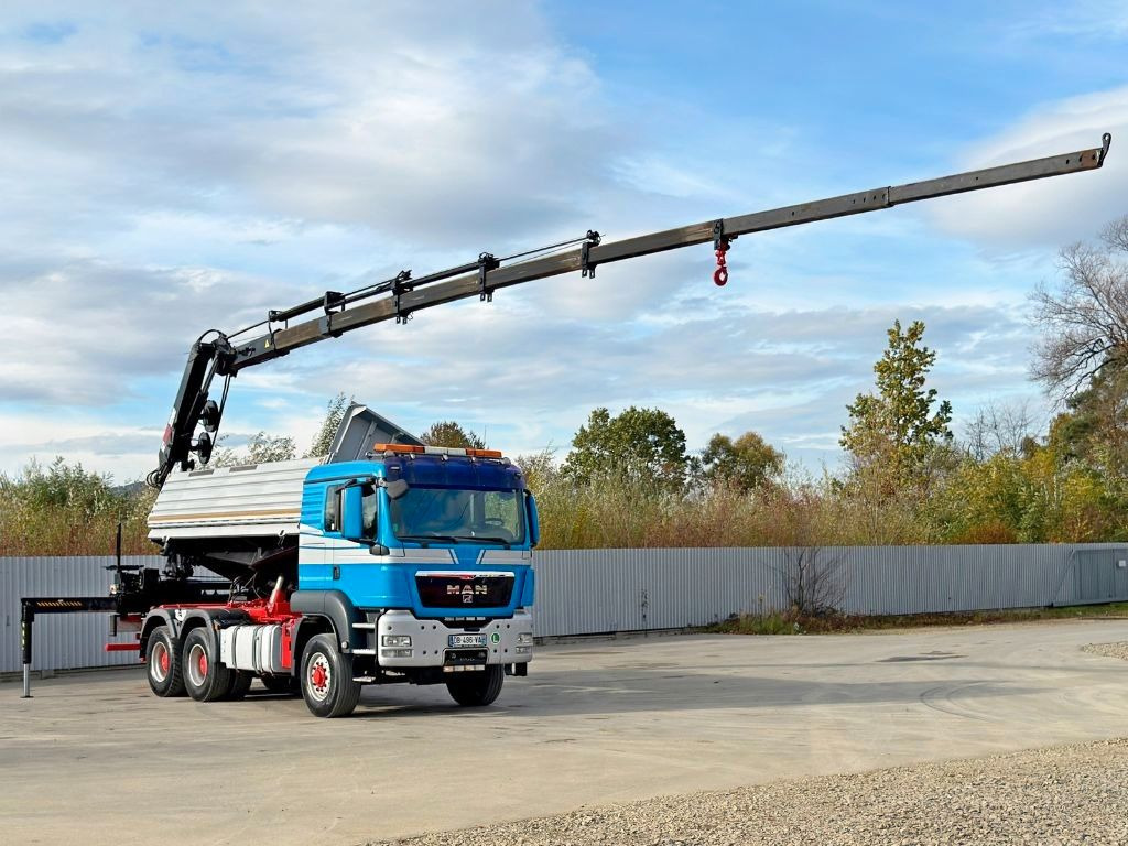 MAN TGS 26.480 * HIAB 220 - C5 + FUNK / 6x6 - Autocarro ribaltabile, Camion con gru: foto 2 MAN TGS 26.480 * HIAB 220 - C5 + FUNK / 6x6 - Autocarro ribaltabile, Camion con gru: foto 2