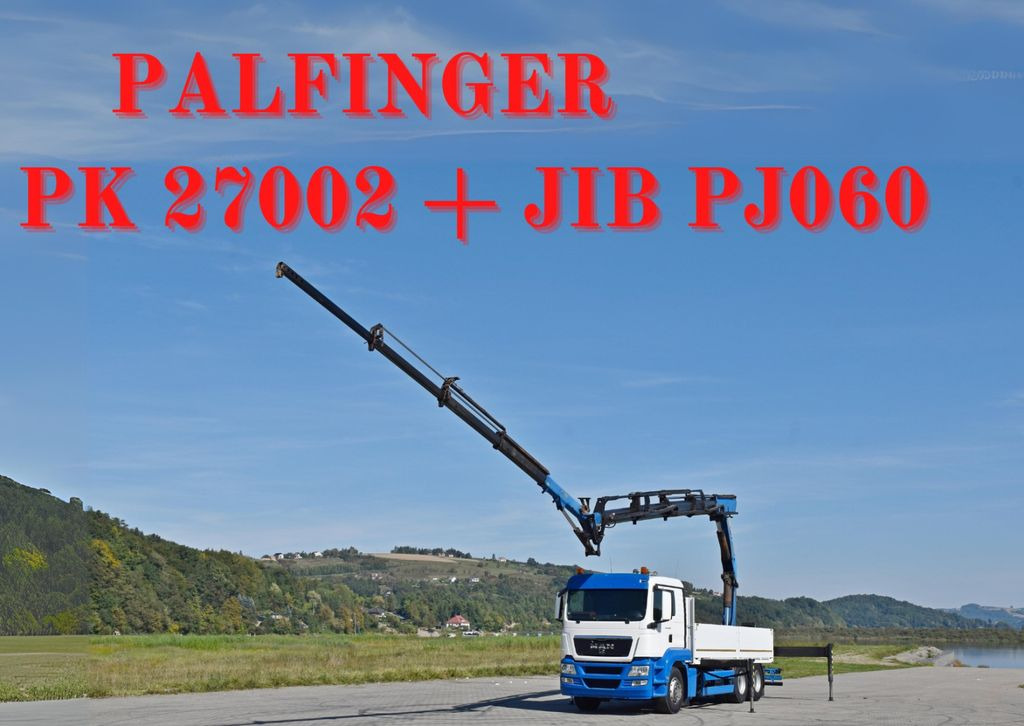 MAN TGS 26.480 * PK 27002 + JIB PJ060 + FUNK / 6x4 - Camion con gru: foto 1 MAN TGS 26.480 * PK 27002 + JIB PJ060 + FUNK / 6x4 - Camion con gru: foto 1