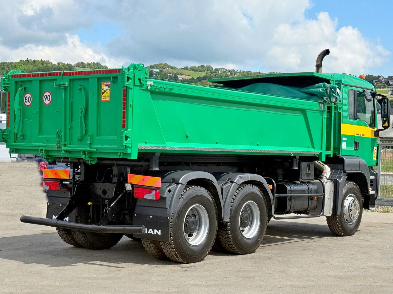 Autocarro ribaltabile, Camion con gru MAN TGS 33.360 * KIPPER 5,10 m / 6x4 * TOPZUSTAND: foto 7 Autocarro ribaltabile, Camion con gru MAN TGS 33.360 * KIPPER 5,10 m / 6x4 * TOPZUSTAND: foto 7