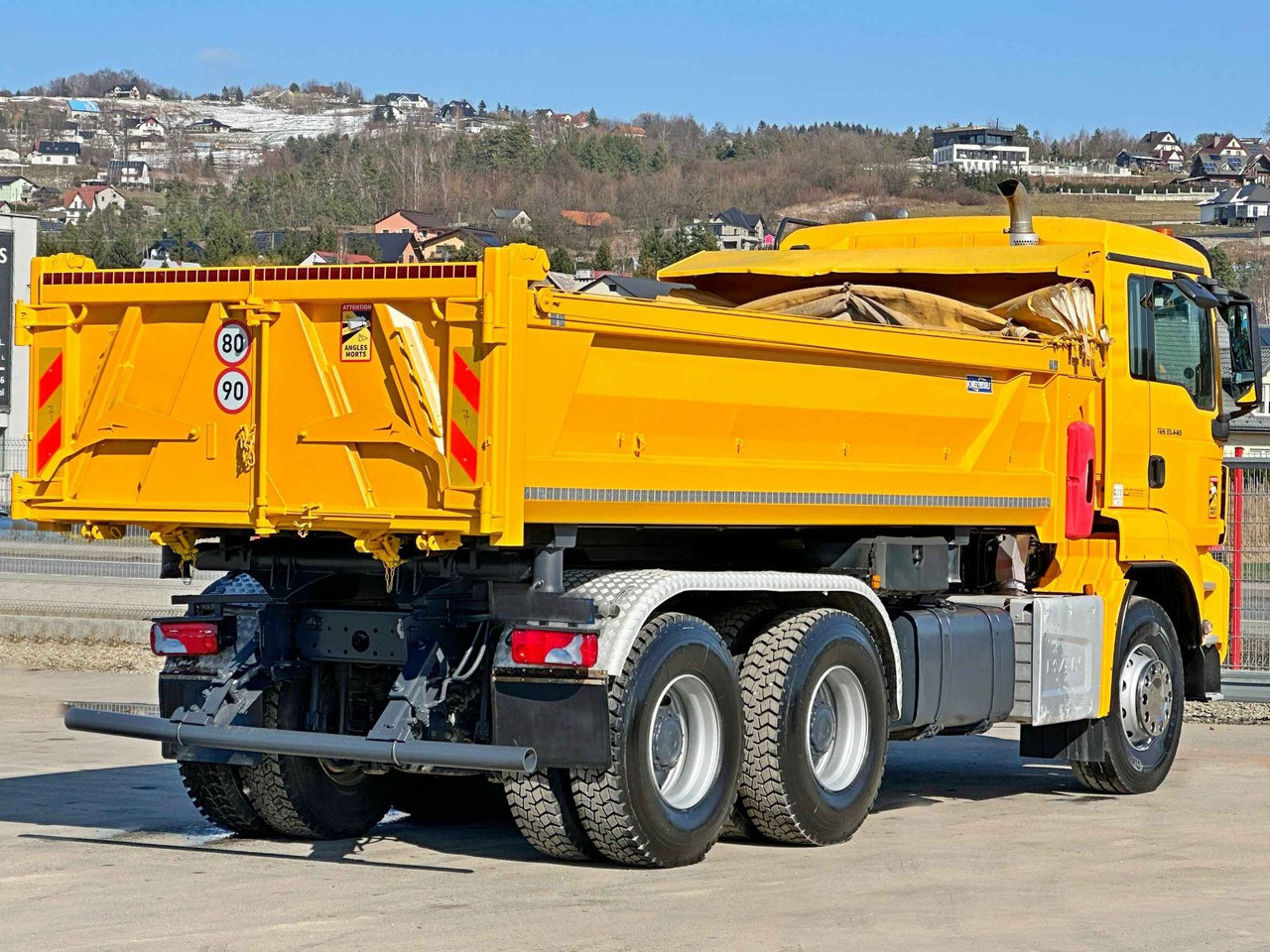 Autocarro ribaltabile, Camion con gru nuovo MAN TGS 33.440 * KIPPER 5,20 m + BORDMATIC * 6x4: foto 7